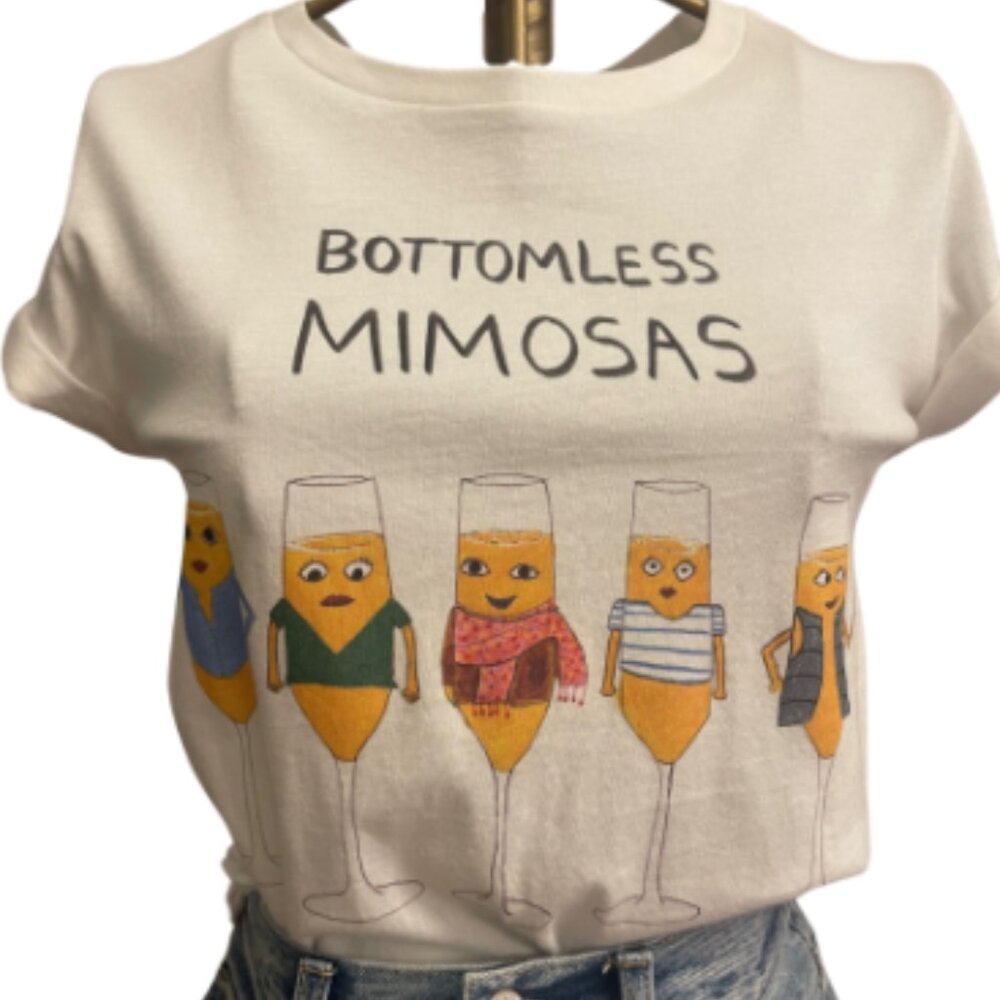 Brand New Unfortunate Portrait Bottomless Mimosas Graphic Tee